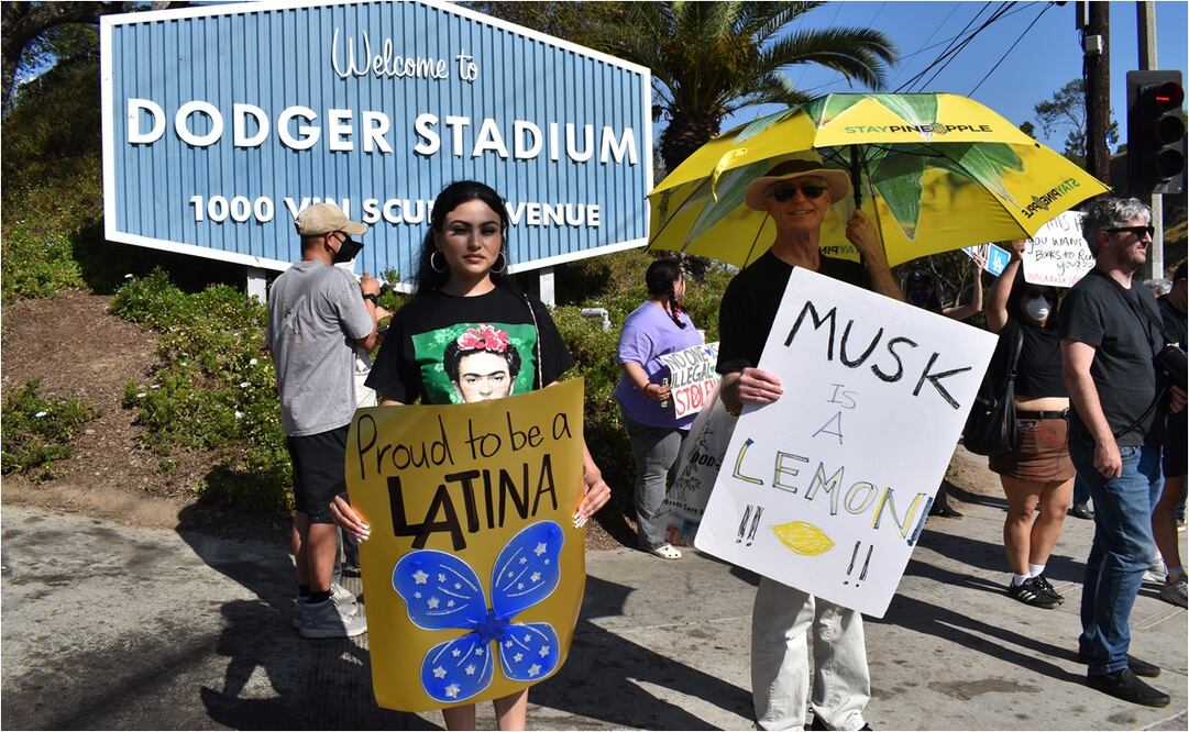 Los Ángeles Dodgers han manifestado su apoyo a la comunidad migrantes. FOTO: EFE
