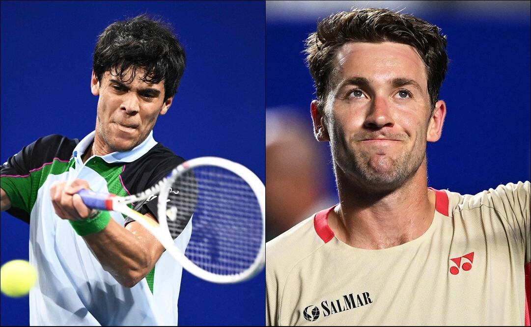 Santiago Pacheco clasifica a los cuartos de final del Abierto Mexicano de Tenis 2025; Casper Ruud causa baja por enfermedad - Fotos: AFP