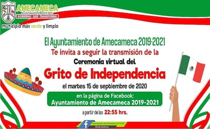 Grito de Independencia en Amecameca será virtual