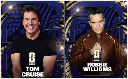 Tom Cruise, Robbie Williams y Shakira: quiénes se presentarán en la final del Mundial 2026
