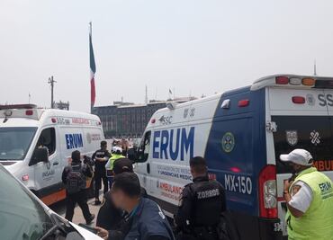 24 policías dados de alta tras ser lesionados por normalistas de Ayotzinapa en protesta en el Zócalo