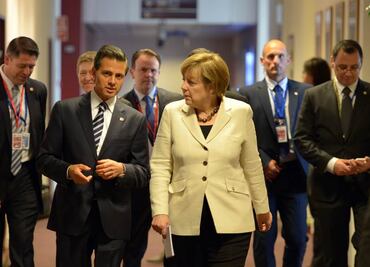 Se reúne EPN con canciller alemana Angela Merkel