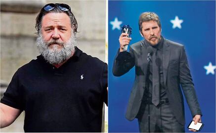 Christian Bale y Russell Crowe, actores violentos que son reconocidos por La Academia