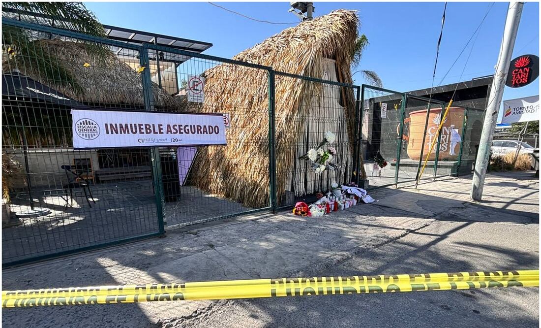 Así luce el bar de Querétaro luego de la masacre ocurrida la madrugada del 11 de noviembre. Foto: Demian Chávez / EL UNVIERSAL