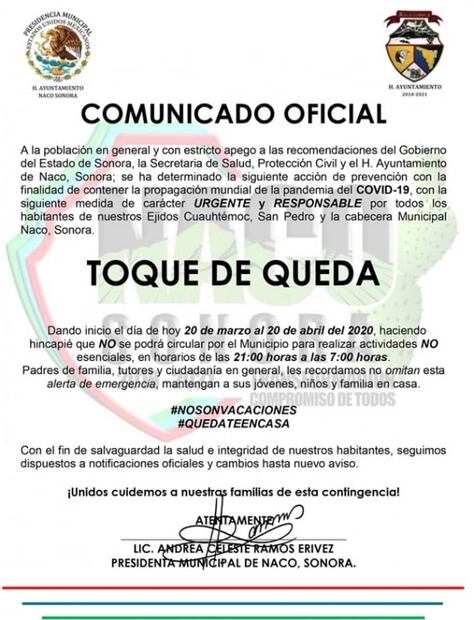 Alcaldesa de Hermosillo y Secretario de Salud salen a la calle a pedirle a ciudadanos: “Quédate en casa”