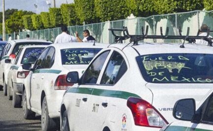 Conductores de Uber responsabilizan a gobierno de Quintana Roo de proteger a taxistas agresores