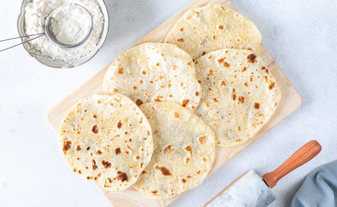 Las tortillas de harina tienen menos nutrientes que las elaboradas con maíz. Foto: Freepik