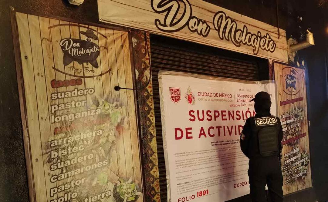 Suspenden chelerías durante operativos en la CDMX / Foto: Especial