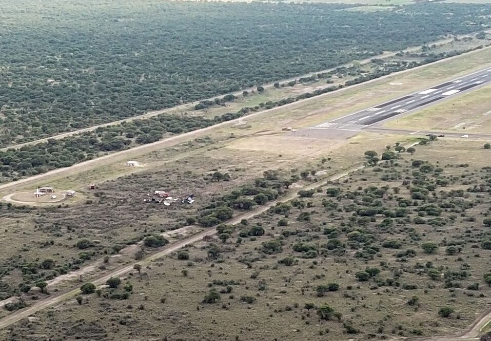 Fotografía aérea de AFP