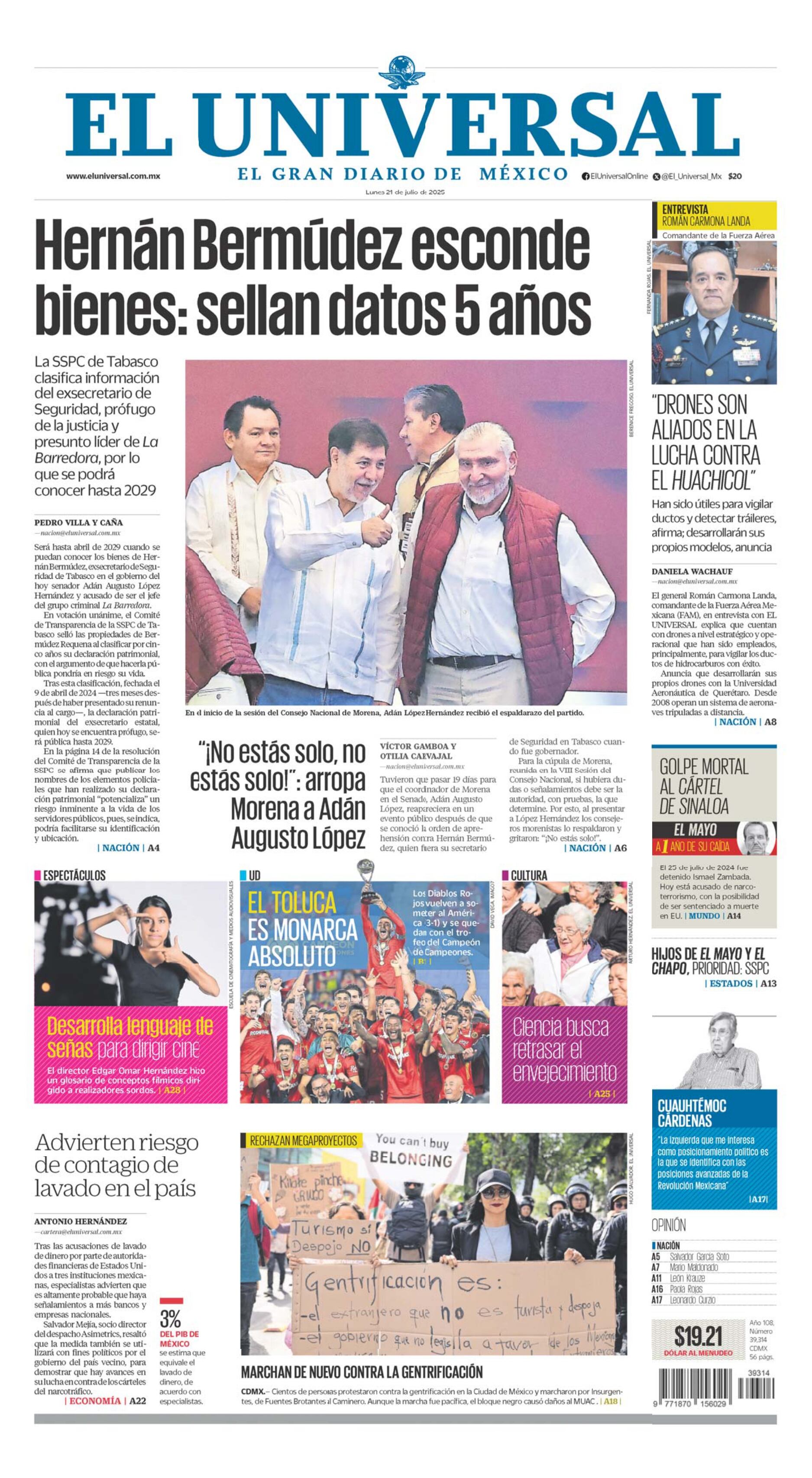 Portada impresa