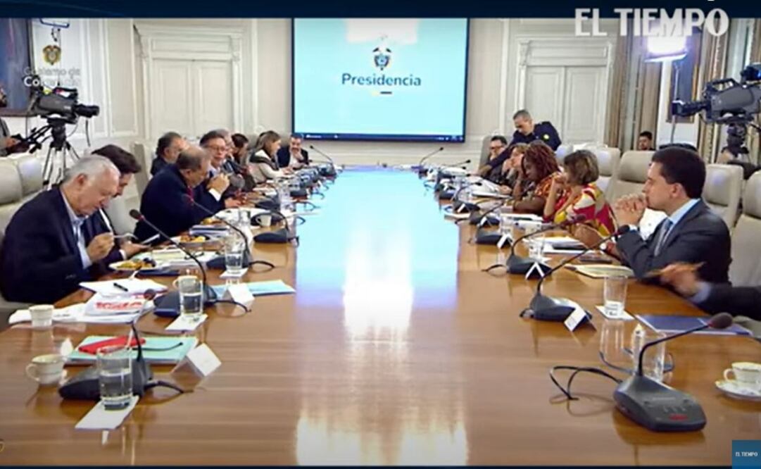 Consejos de Ministros en Colombia. Foto: Captura de pantalla