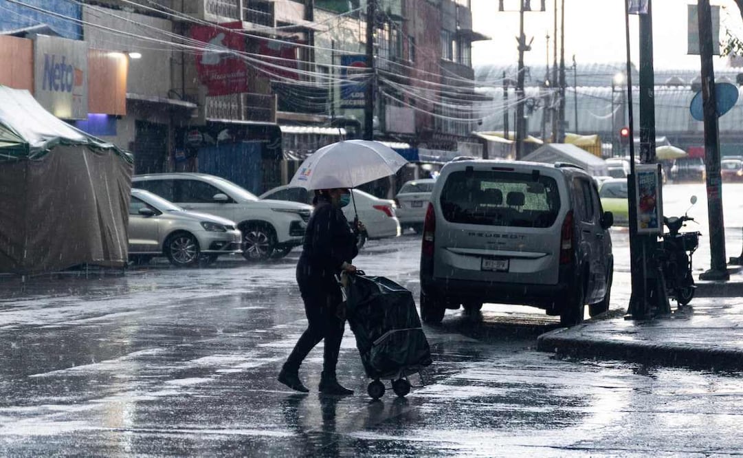 Se registra fuerte lluvia en la Ciudad de México. Foto: Hugo Salvador/ EL UNIVERSAL