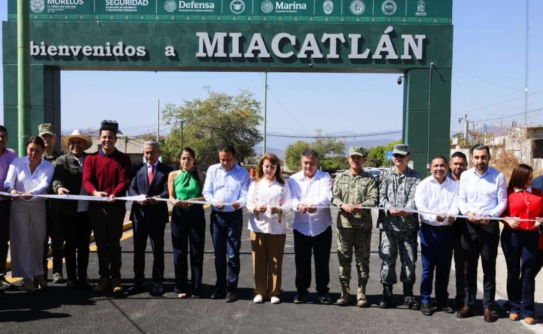Inauguran arco carretero de videovigilancia en Miacatlán, Morelos (26/01/2026). Foto: Especial