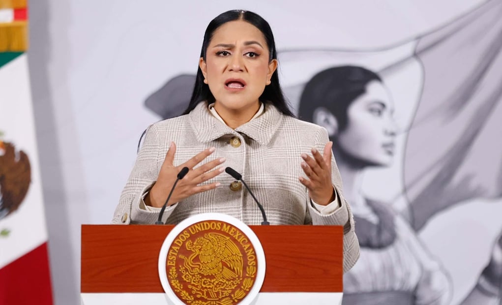 Ariadna Montiel, secretaria de Bienestar, informó que a un mes de iniciado el Plan Michoacán por la Paz y la Justicia hasta el día de hoy se han visitado más de 405 mil viviendas, de las más de millón 200 mil que hay en ese estado, en donde se les informa sobre los objetivos del Plan y el acceso a los programas establecidos en especificó para este, como becas, pensiones, y programas. Foto: Diego Simón Sánchez/EL UNIVERSAL