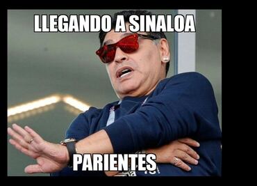 Memes de la llegada de Maradona a Dorados