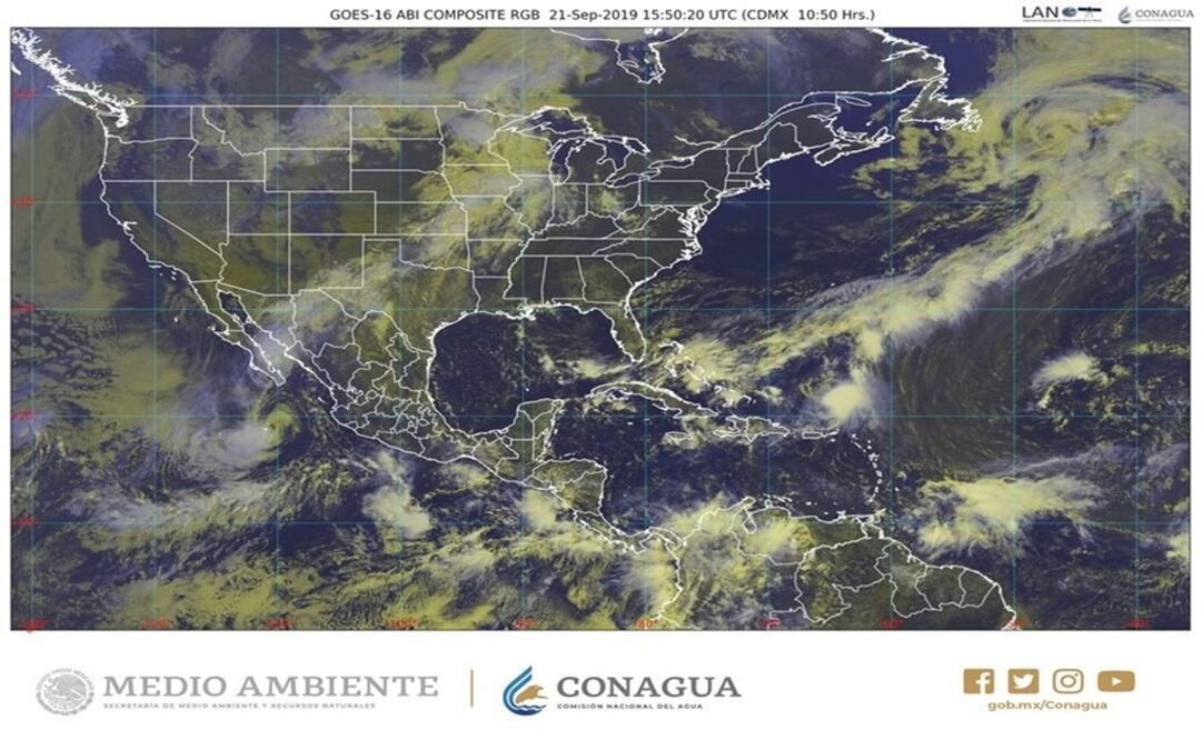 Foto: Tomada de Twitter @conagua_clima