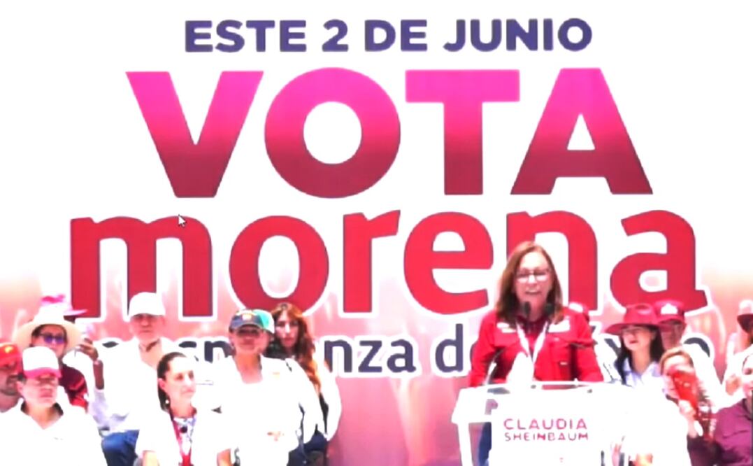 Rocío Nahle cierra campaña en Xalapa, Veracruz. Foto: especial