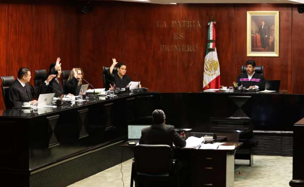 Sesión de la SCJN este 13 de noviembre del 2025 para definir juicios fiscales de Grupo Salinas. Foto: Carlos Mejía / EL UNIVERSAL.