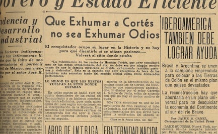 ¿Qué pasó tras la exhumación de los restos de Hernán Cortés?