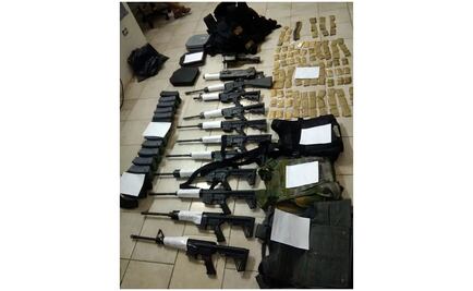 Militares aseguran armamento y vehículos en Tamaulipas