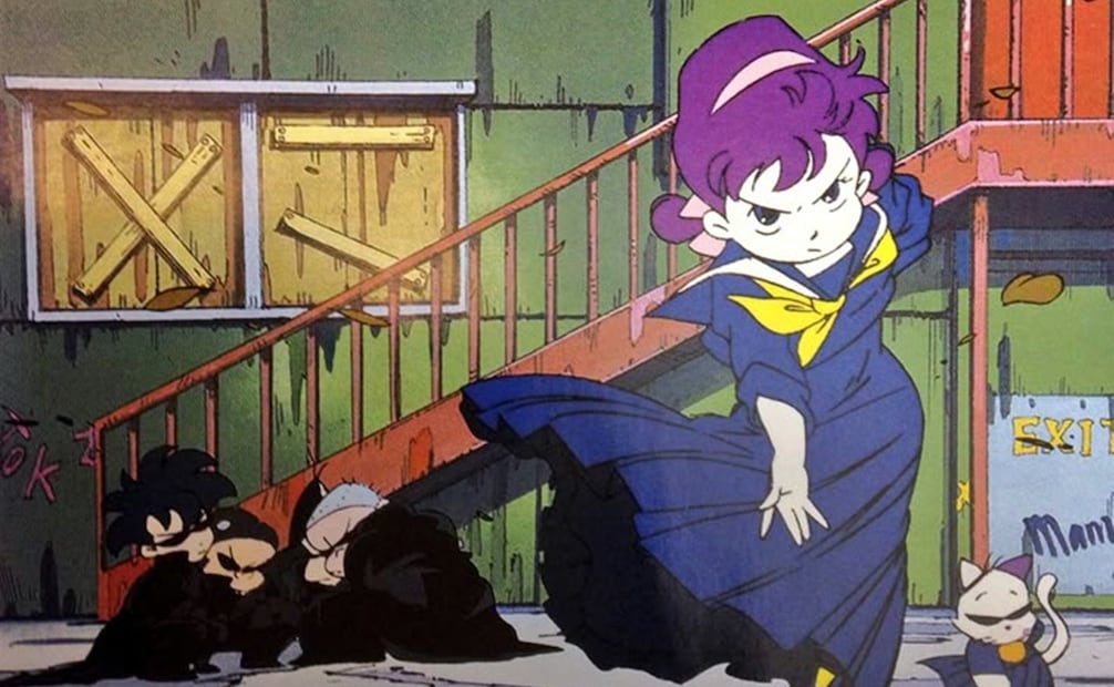 La pequeña Akko, además, granjeaba su fama con tributos a la cultura pop que imperaba en Japón en su época. Pinterest.