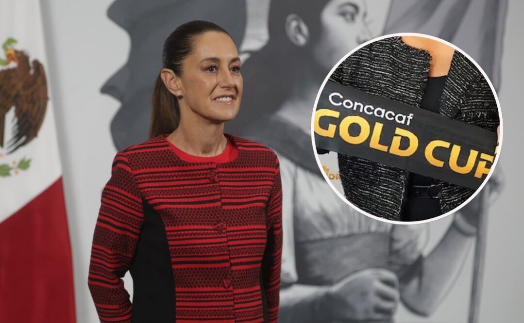 Claudia Sheinbaum en su conferencia matutina llamó a ICE a no hacer redadas en torno al partido inaugural de la Copa Oro 2025 en Los Ángeles, California. Foto: Carlos Mejía / EL UNIVERSAL