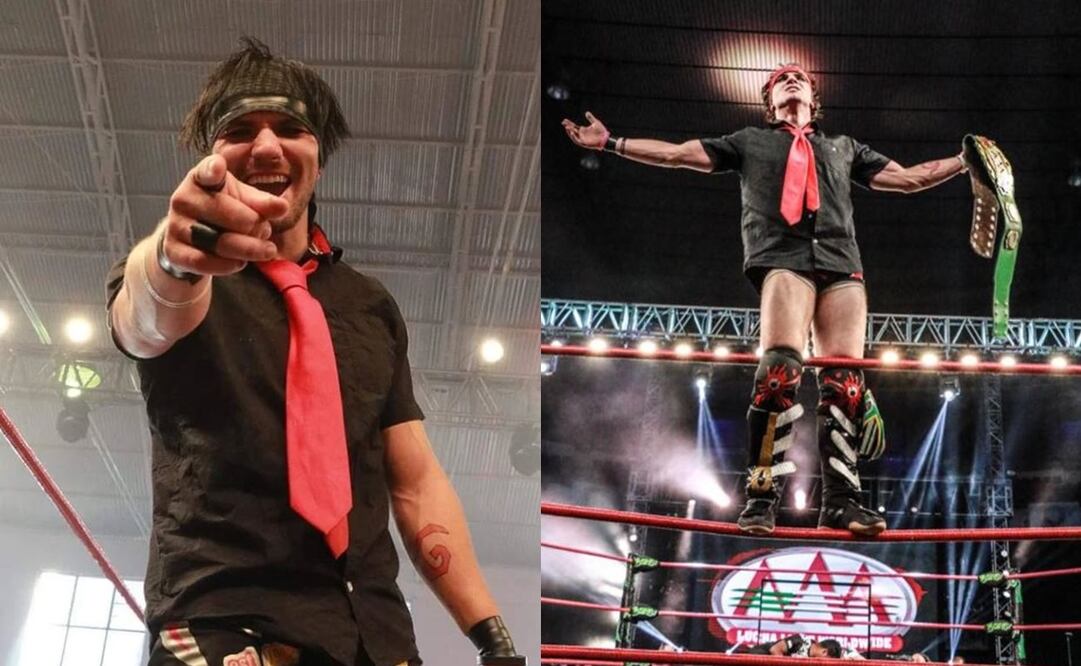 Australian Suicide en la Triple A - Fotos: @
australian.suicide y @luchalibreaaa en Instagram