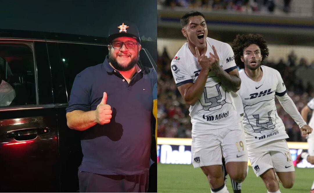 Hijo de AMLO acudió a CU para ver el partido de Pumas ante Chivas FOTO: @tiorober_