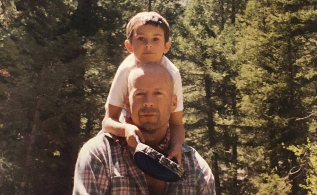 Bruce Willis y su hija Rumer Willis, quien convertirá al actor en abuelo por primera vez.
