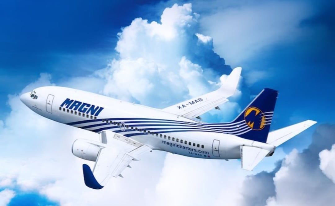Grupo Aéreo Monterrey, S. A. de C. V. (Magnicharters). Foto: Instagram @Magnicharters