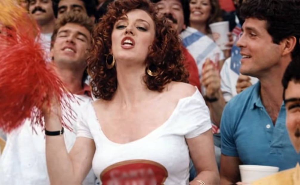 Bastaron treinta segundos en TV abierta para que Mar Castro se ganara la simpatía, no sólo de la afición, sino del grueso del público. Captura de pantalla.