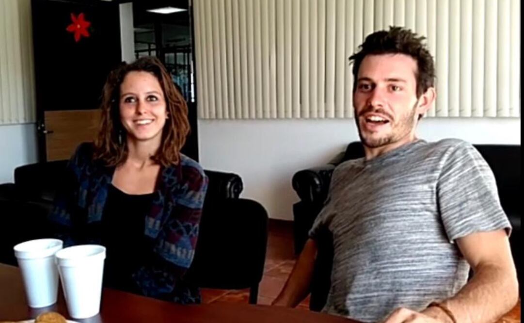 La francesa Alizée Lacoste y el canadiense Adam Schurman (Foto: Especial)