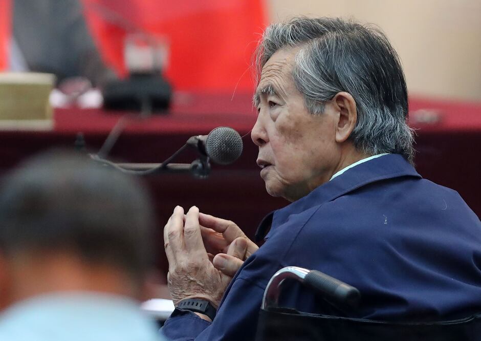 Expresidente peruano Alberto Fujimori (1990-2000) . Foto:  EFE/Ernesto Arias /ARCHIVO