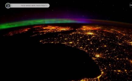 Video revela el colorido espectáculo de las auroras