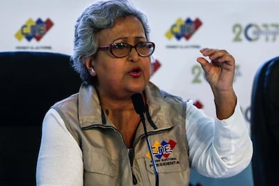 Consejo Electoral reporta 41.53% de participación en Venezuela 