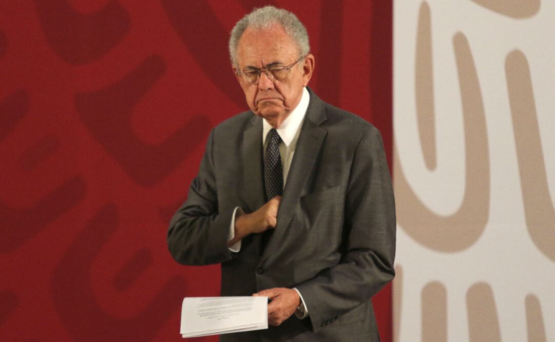 President López Obrador took to Twitter to confirm Javier Jiménez Espriú will leave his administration and thanked him for his support, professionalism, and service - Photo: Carlos Mejía/EL UNIVERSAL