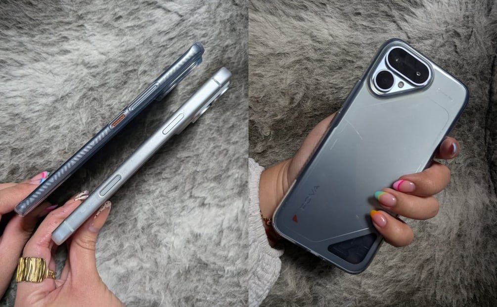 POVA Curve 2 5G: un celular con potente batería y súper delgado. Imagen: Paloma Vega