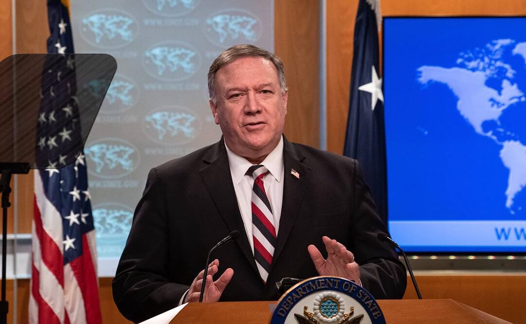 Mike Pompeo, secretario de Estado de EU, señaló a José Rodolfo Villarreal-Hernández como miembro del grupo delictivo. Foto: AFP