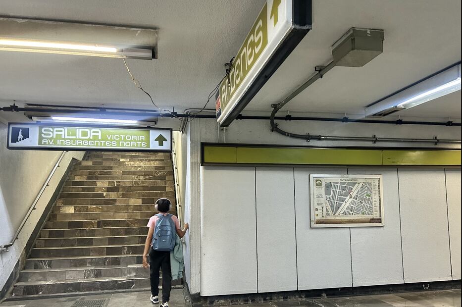 Las obras en la Línea 3 del Metro comenzarán en diciembre de 2026 y se prevé que duren un año con cierres parciales, el 10 de noviembre de 2025. Foto: Berenice Fregoso/EL UNIVERSAL