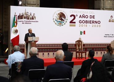 "Pandemia por Covid no nos ha rebasado", dice AMLO en mensaje por 2 años de gobierno