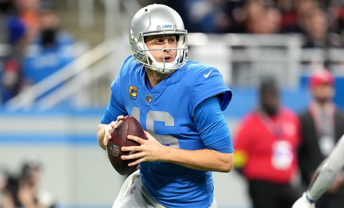 Jared Goff y compañía, a la espera de que Seattle pierda. Foto: Nic Antaya / AFP