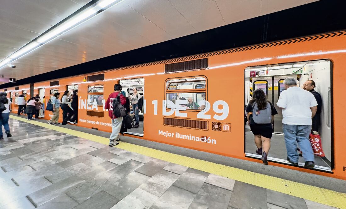 Cuatro lineas del metro comenzaran operación de trenes dos horas antes.
Foto: Hugo Salvador / EL UNIVERSAL