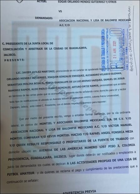 Carlos Salcido y extrabajadores demandan a la Liga de Balompié Mexicano