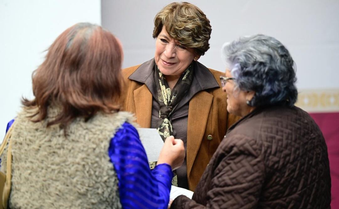 Gobernadora Delfina Gómez atiende 916 solicitudes en la Cuarta Audiencia Ciudadana.
Foto: Especial.
