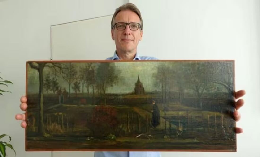 El detective Arthur Brand dijo que él y la policía acordaron no revelar el nombre del hombre que devolvió el cuadro por su propia seguridad. Foto: ARTHUR BRAND