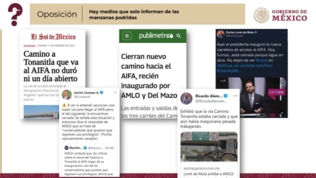 García Vilchis señala a periodistas por cierre de vía recién inaugurada por AMLO… y acepta que sí la cerraron   