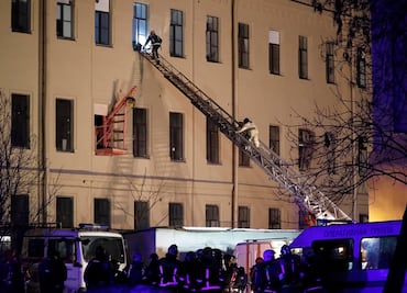 Colapsa parcialmente edificio universitario en San Petersburgo