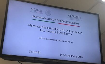 EPN prepara mensaje tras anuncio de construcción de muro