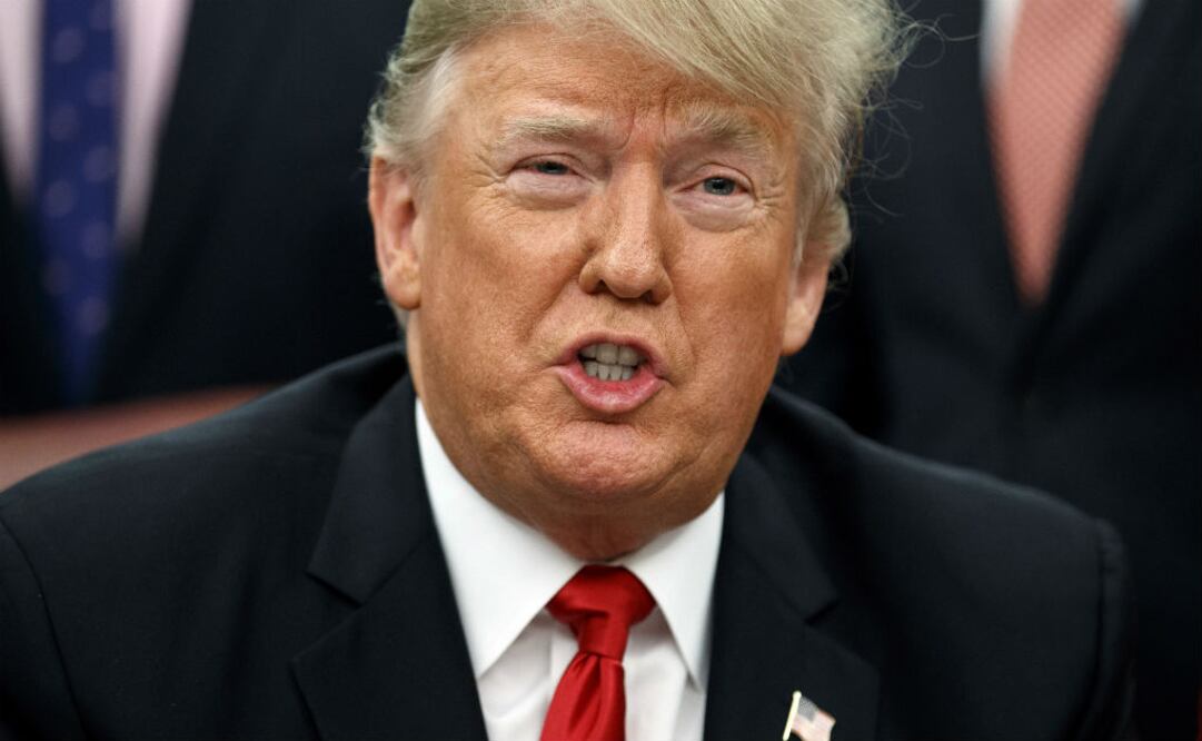 El presidente de Estados Unidos, Donald Trump. FOTO: AP