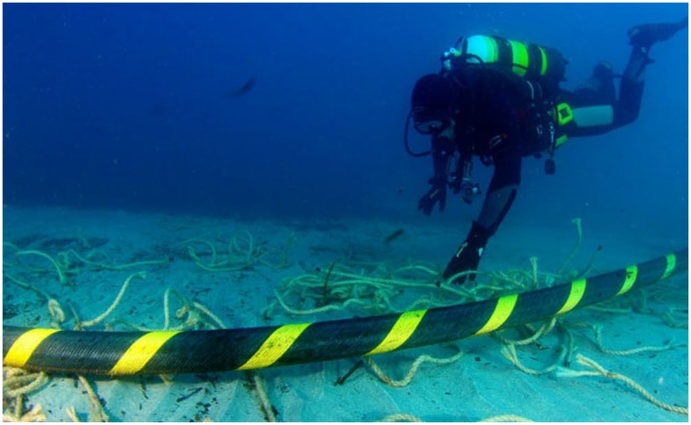 Google establecerá una ramificación del cable submarino "Firmina" hasta República Dominicana para aumentar el alcance de esa infraestructura, diseñada para conectar América del Norte con América del Sur. Foto: Archivo